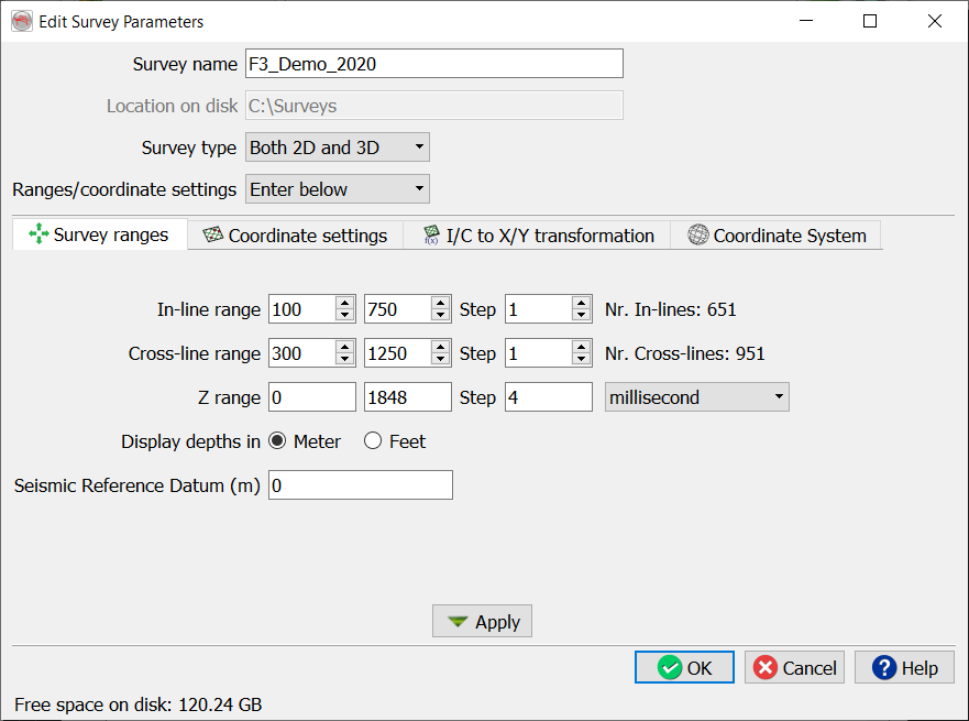 4.1.3 Edit Survey Window